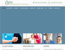 Tablet Screenshot of homecareindiana.com